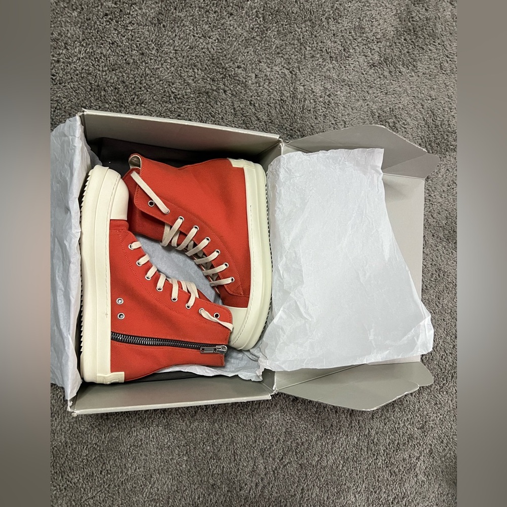 Rick Owens DrkShdw Orange Denim Size 42